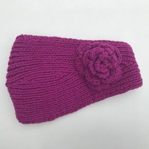 Knitted Flower Headband